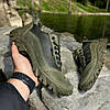 Чоловічі тактичні кросівки хакі шкіряні військові демісезонні, армійське взуття на весну осінь для зсу, розмір 40 41 42 43 44 45, фото 5