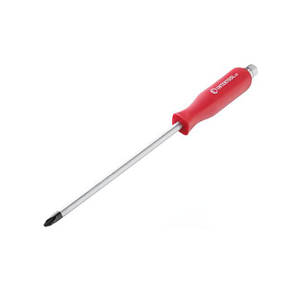 Викрутка шліцева PH4*200 мм, CrV INTERTOOL HT-0490 ptor, фото 1