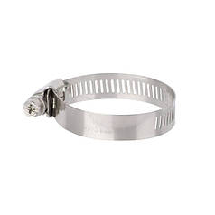 Хомут нержавіюча сталь 12,7 мм D 27-51 мм INTERTOOL TC-1127 ptor