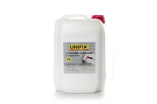 Ґрунтовка акрилова концентрат 1:4 глибокого проникнення 10кг UNIFIX, фото 1