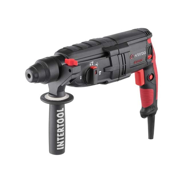 Перфоратор 1000 Вт, 3.2 Дж, 0-1300 об/хв., 0-5100 уд./хв., 3 режими INTERTOOL WT-0170 ptor