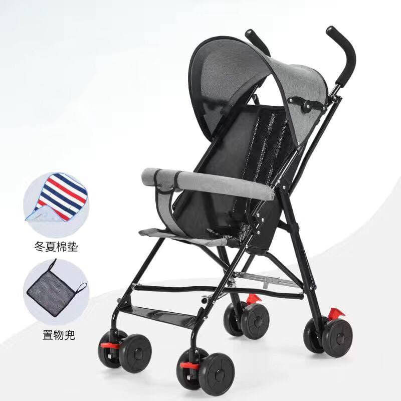 

Супер легкая детская коляска Habike Серая
