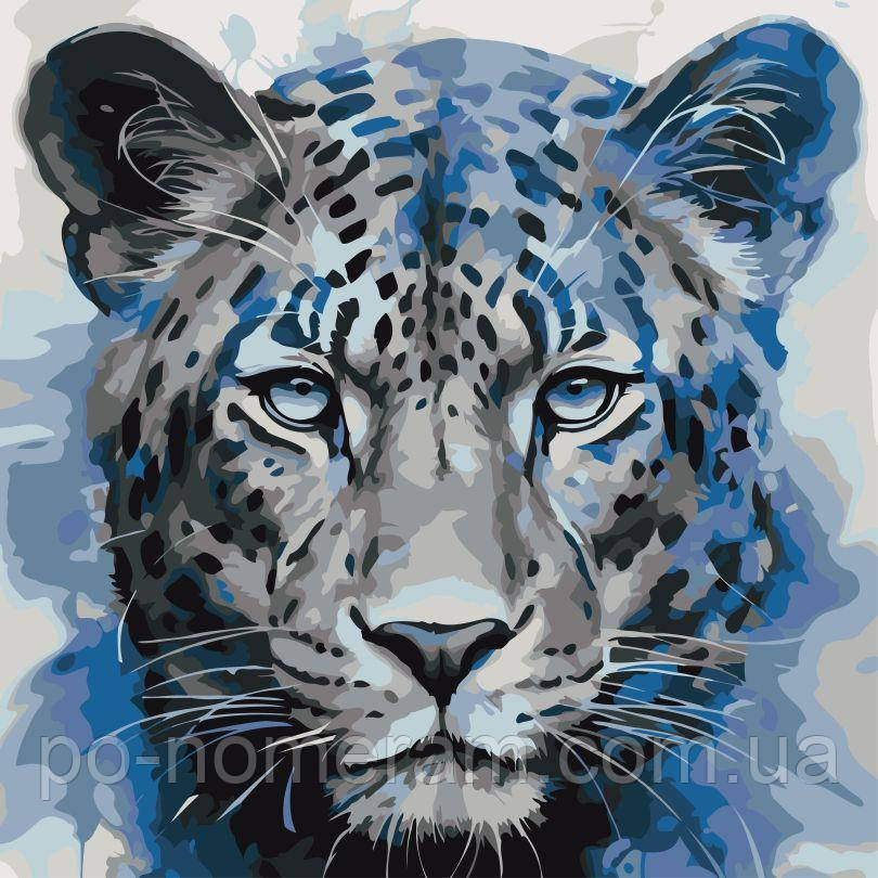 Новинка Розмальовки за номерами ArtStory Леопард ДВП (AS2080) 30 х 30 см, фото 1