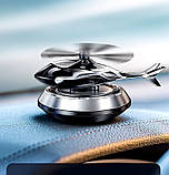 Ароматизатор освіжувач у машину на торпедо Вертоліт (красный) від сонячної енергії, фото 5