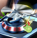 Ароматизатор освіжувач у машину на торпедо Вертоліт (красный) від сонячної енергії, фото 2