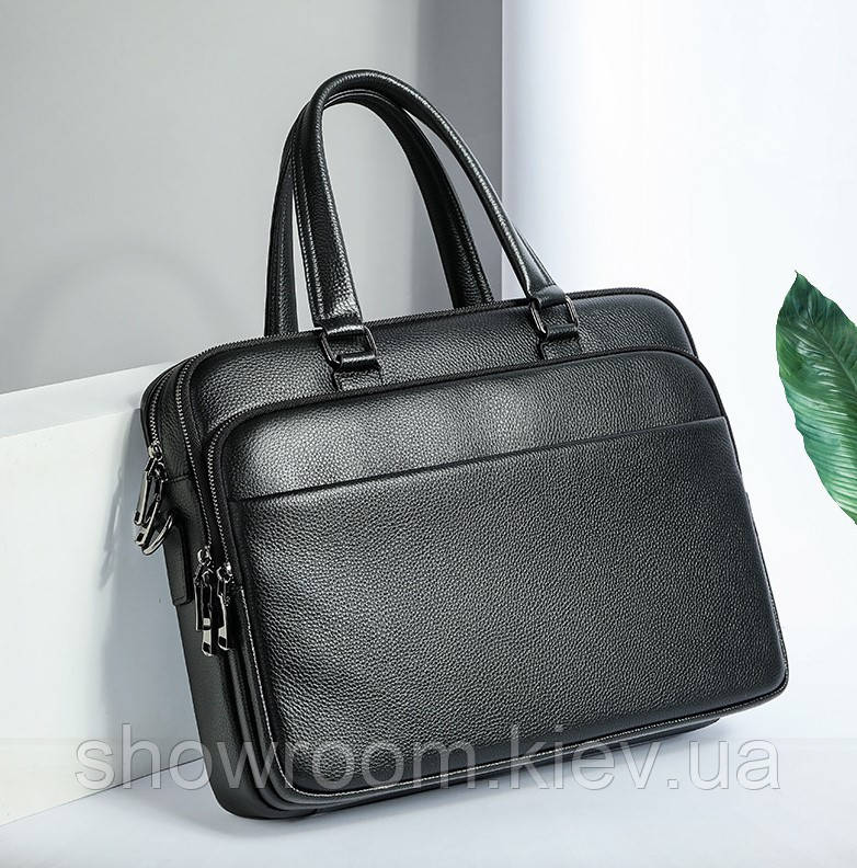 Чоловіча велика шкіряна сумка Leather Collection (5341)