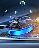 Ароматизатор освіжувач у машину Вертоліт (сріблястий) працює сонячної енергії БЕЗ Освіжувач, фото 8