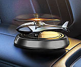 Ароматизатор освіжувач у машину Вертоліт (сріблястий) працює сонячної енергії БЕЗ Освіжувач, фото 5