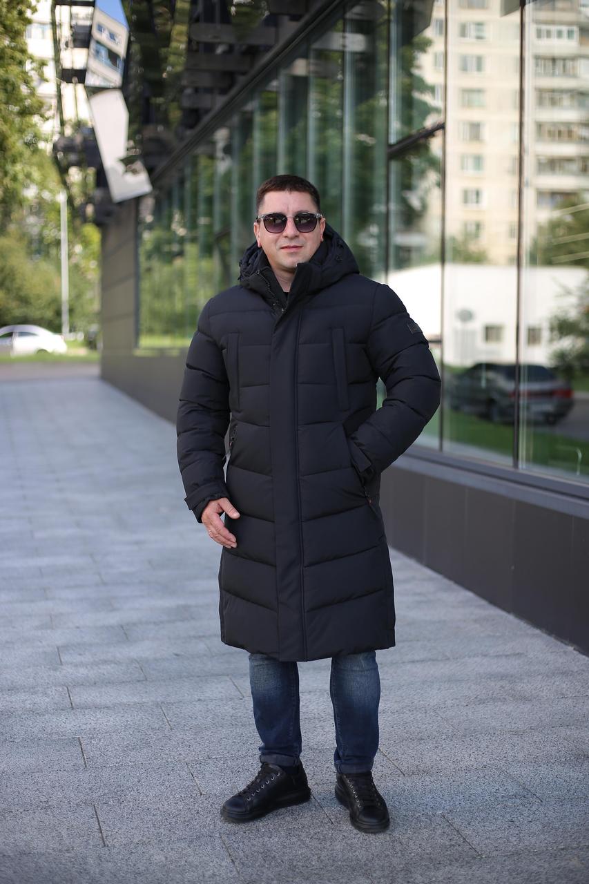 Чоловіча зимова куртка подовжена Kings Wind 1W45, фото 1