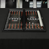 Нарди зі скла AUDI 61×27×5см, фото 7