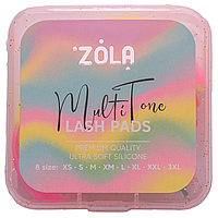 ZOLA Валики для ламінування Multi Tone (XS, S, M, XM, L, XL, XXL, 3XL) 8 пар | для округлого завитка