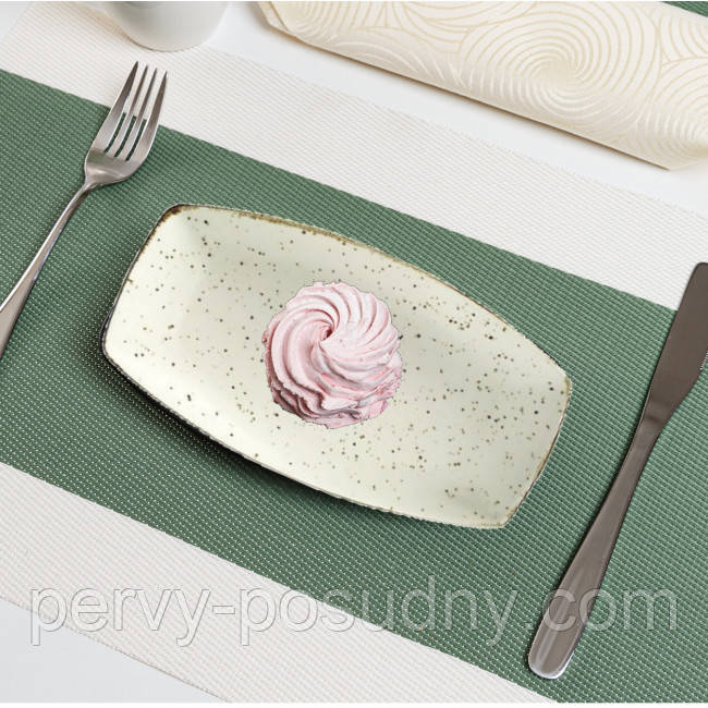 Тарілка овальна Atlantis 19х11.4см Kutahya CR3419, фото 1