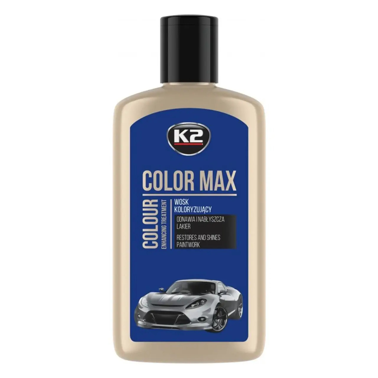 Поліроль воскова для кузова Color Max Синій 250 мл (K020BLUE) K2