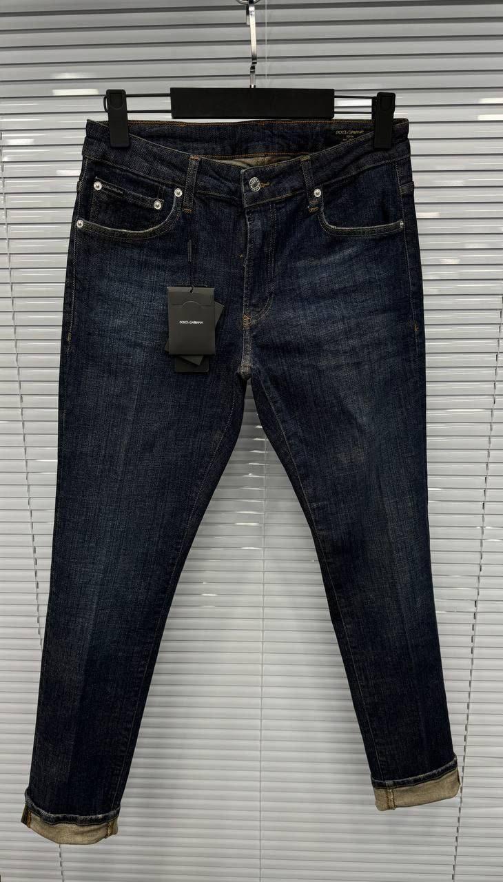 Чоловічі джинси Dolce Gabbana CK8313 темно-сині, фото 1