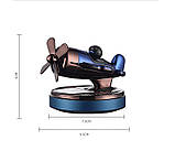 Ароматизатор освіжувач у машину Літак багаторазовий (зелений) працює сонячної енергії, фото 4