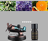 Ароматизатор освіжувач у машину Літак багаторазовий (зелений) працює сонячної енергії, фото 6