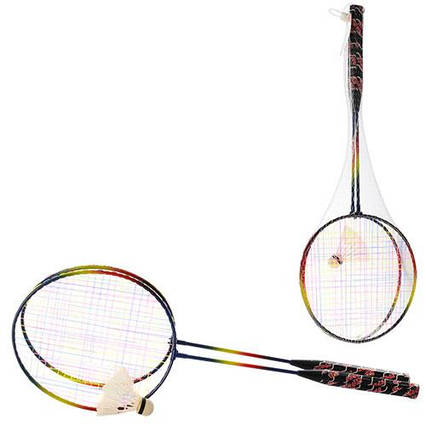 Бадмінтон залізний ракетки 2 шт MS 0754