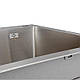 Мийка для кухні інтегрована Lidz Handmade H7849L крило ліворуч (LDH7849BRUL45592) Brushed Steel 3,0/1,0 мм, фото 4