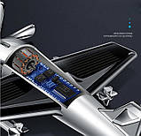 Ароматизатор освіжувач у машину Літак багаторазовий (сірий) працює сонячної енергії, фото 8