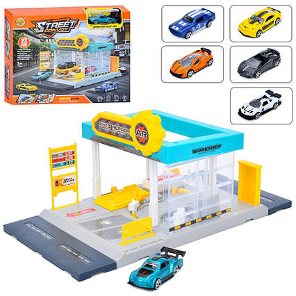 Гараж іграшковий з машинками MH-172