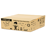 Індивідуальний комплект парта та стілець-трансформери FunDesk Sole Grey, фото 3