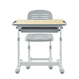 Індивідуальний комплект парта та стілець-трансформери FunDesk Sole Grey, фото 5