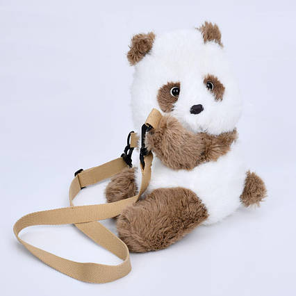 Сумочка панда, довга ручка, 1 відділення, застібка-блискавка FG240327081M