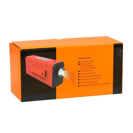 Радіо+Power Bank HXD-F992A (Червоний)