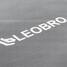 Високоякісний батут із внутрішньою захисною сіткою 374 см LEOBRO Pro 12FT GREEN, фото 5