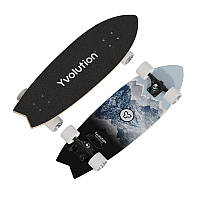 Скейтборд Fishtail Cruiser 76 см, «YVolution» (YS48B2), колір Blue (синій)