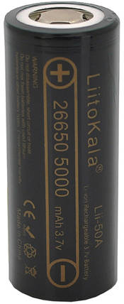 Акумулятор Liitokala 5000mAh (Lii-50A / 23383), фото 1