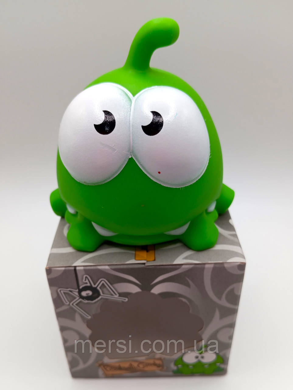 Іграшка антистрес персонаж Ам Ням гумова пищалка мультфільм №1 Cut the Rope 7,5 см