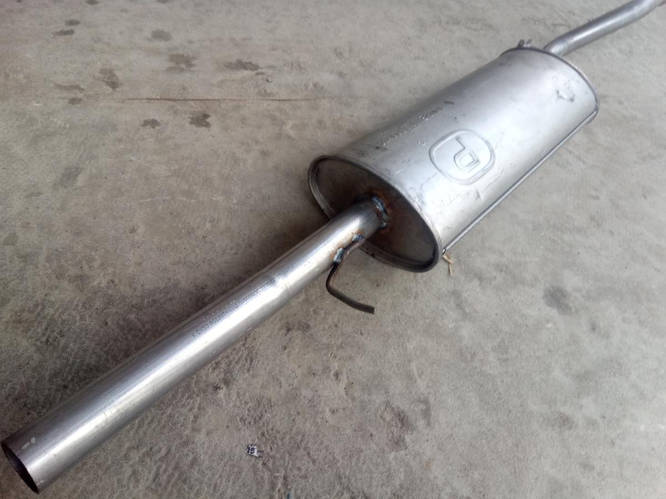 Глушитель ВАЗ 2110, POLMO (11.38) c 2007 г. (ВАЗ 2170) (2170-1200010 ...