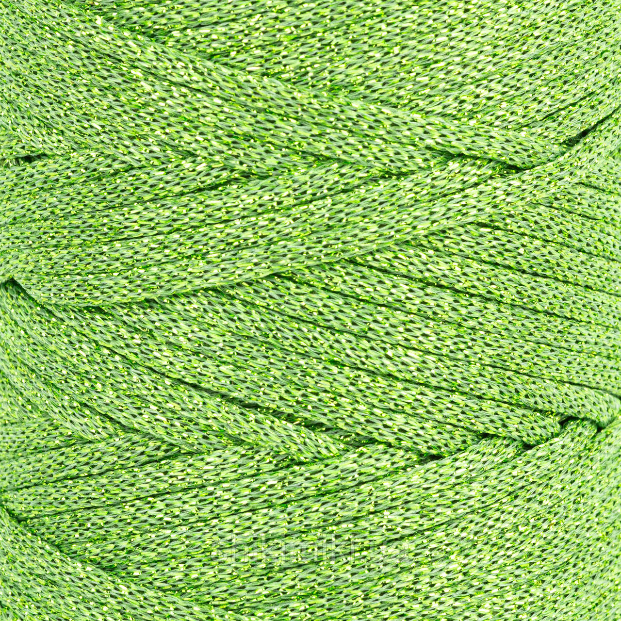 Трикотажний шнур з люрексом Knit Shine Brila, колір Хризоліт