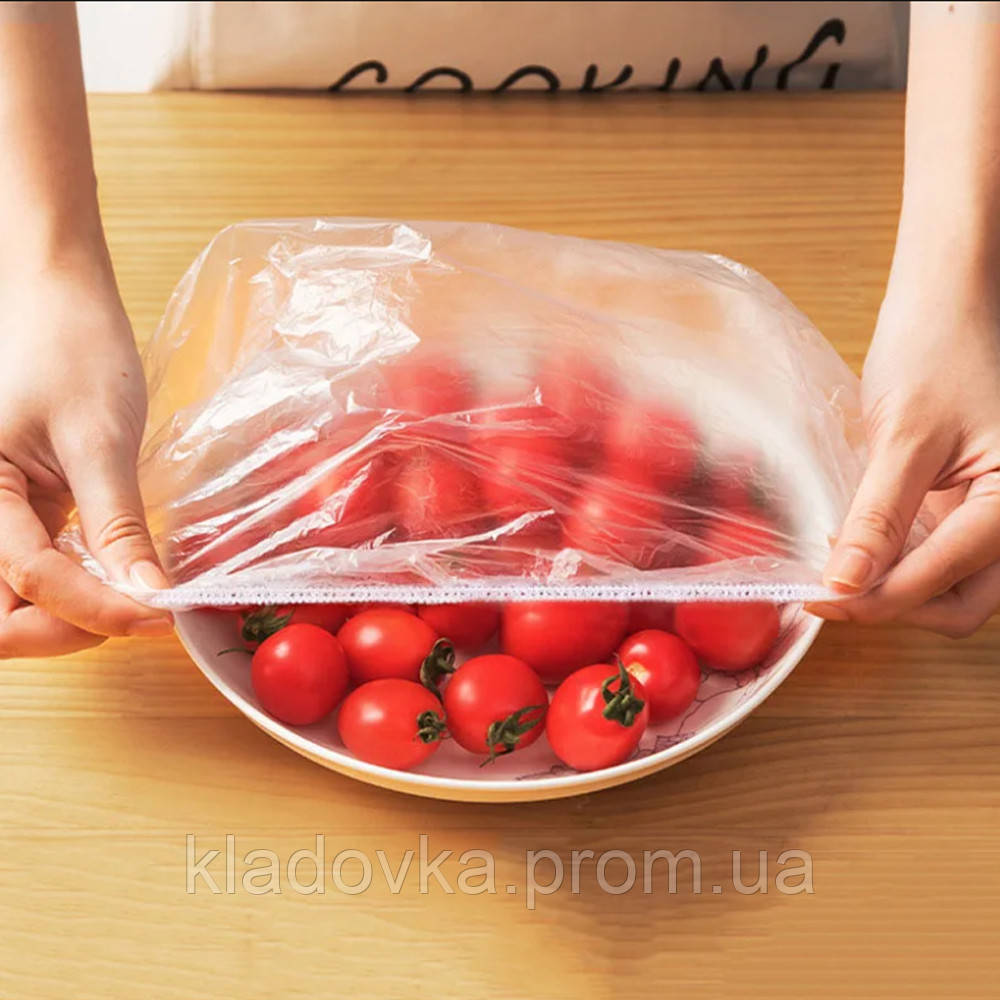 Пакеты для хранения еды на резинке, пакет-крышка, М, Кладовка (ID ...