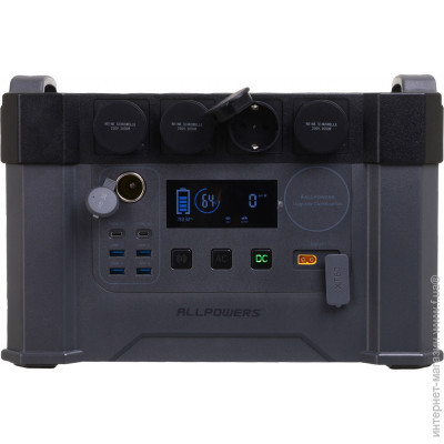 Портативна зарядна станція Allpowers S2000 1500Wh 405405mAh 2000W Portable Power 220V чистий синус в наявності