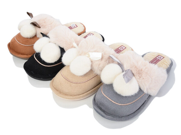 Чорні Хатні капці жіночі закриті домашні м'які теплі, фото 1