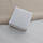 Коробочка для каблучки або сережок квадратна картонна біла, фото 2