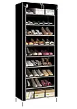 Органайзер для зберігання взуття Compages Shoes Shelf T-1099 на 9 секцій SV227, фото 4