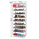 Органайзер для зберігання взуття Compages Shoes Shelf T-1099 на 9 секцій SV227, фото 9
