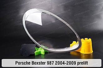 Скло фари Porsche Boxster 987 (2004-2009) дорест праве
