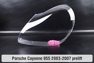 Скло фари Porsche Cayenne 955 (2003-2007) дорест ліве