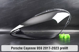 Скло фари Porsche Cayenne 959 (2017-2023) дорест ліве