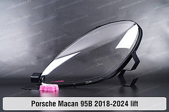 Скло фари Porsche Macan 95B (2018-2024) рест ліве