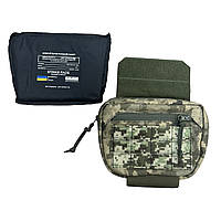 Сумка-напашник з м'яким балістичним пакетом 1-го класу захисту розміром 200*135*165 у кольорі піксель