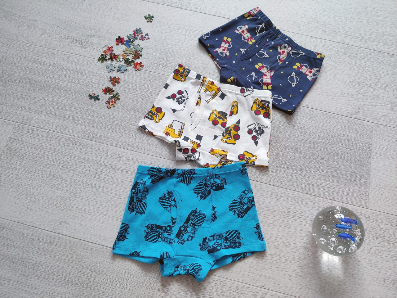 Комплект трусів боксери на хлопчика 3-7 років 3 штуки арт. ТМ13