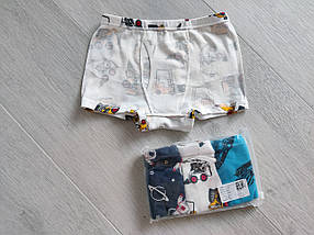 Комплект трусів боксери на хлопчика 3-7 років 3 штуки арт. ТМ13, фото 3