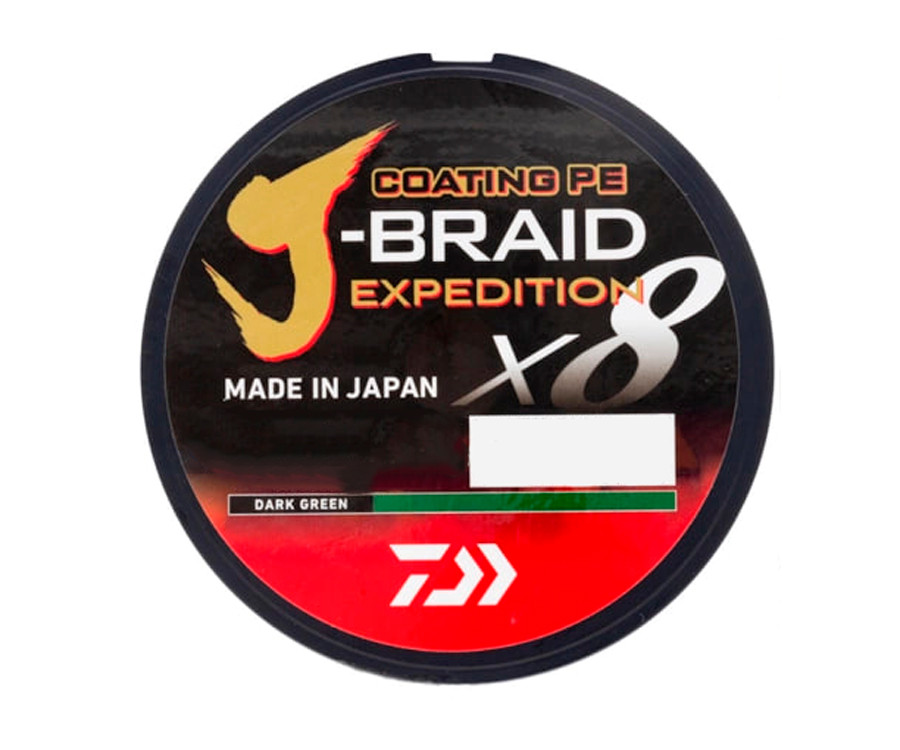 Шнур Daiwa J-Braid Expedition X8E 150 м 0.16 мм Dark Green