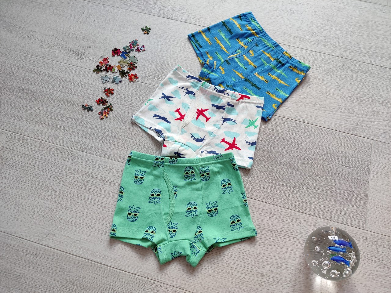 Труси боксери на хлопчика 4-5 років комплект із 3 штук арт. ТМ11