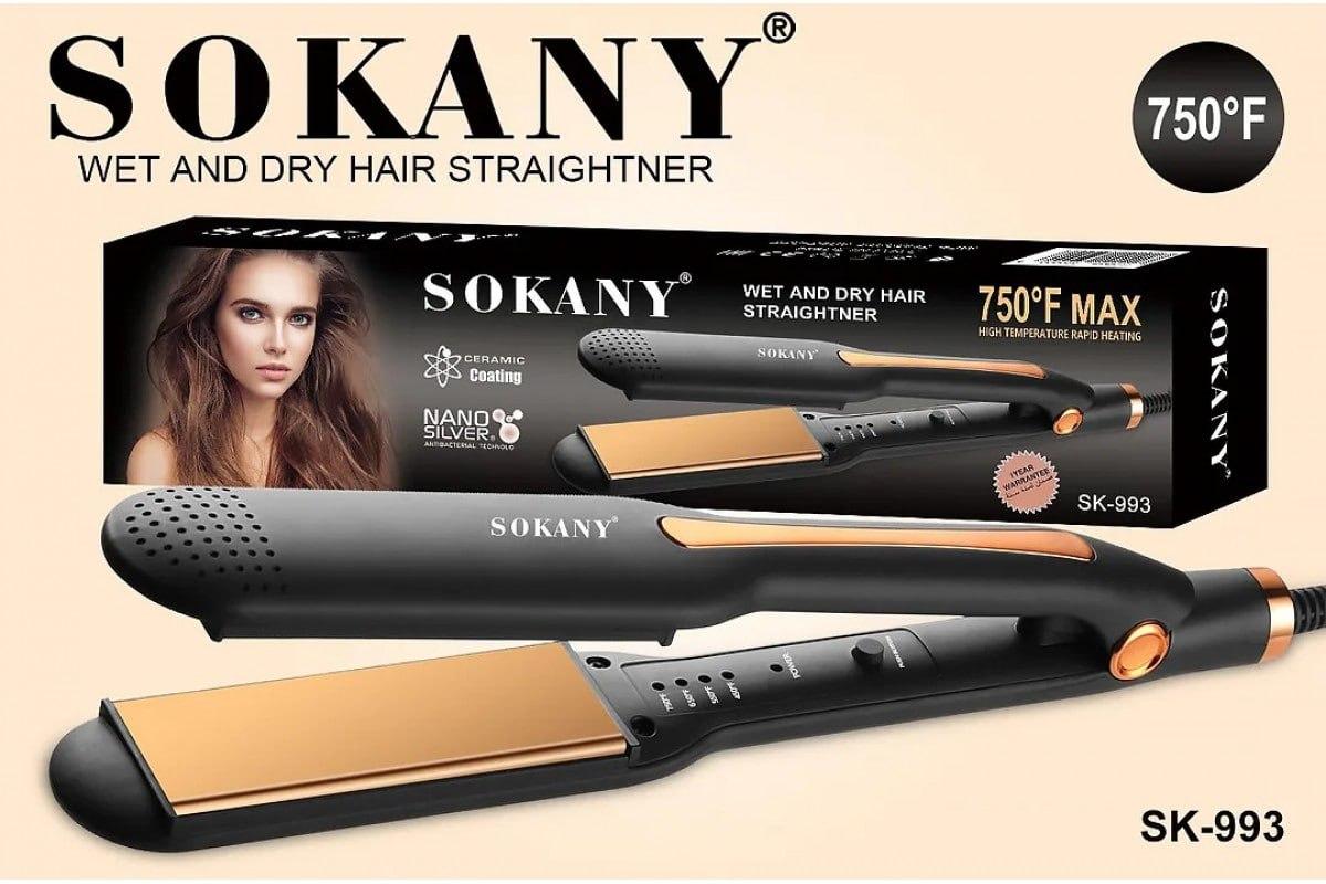 Випрямляч для волосся з керамічним покриттям SOKANY SK-993